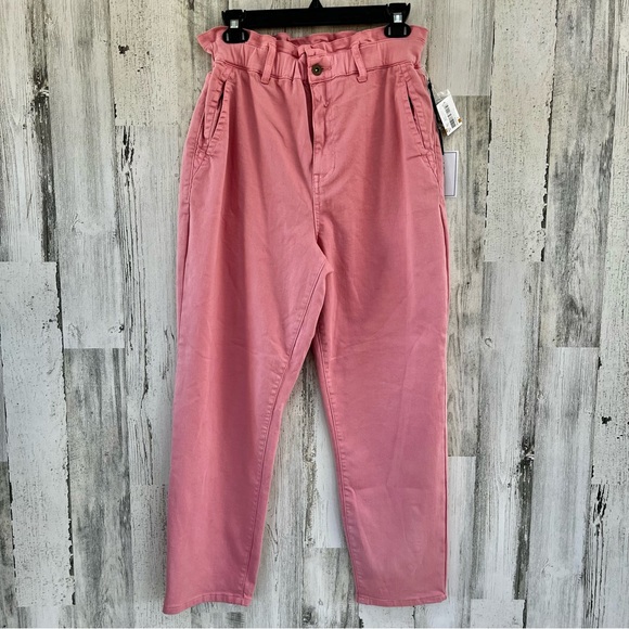 1. STATE Pink Paperbag NEW Pink Jean Pants 29 - Picture 2 of 10